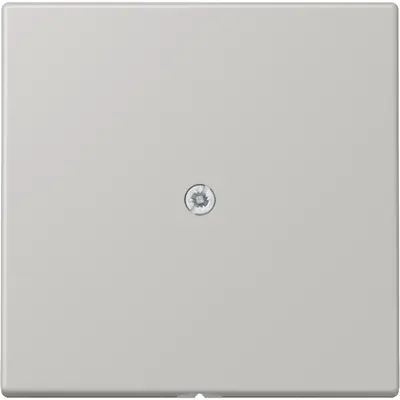 JUNG centraalplaat voor snoerinvoer met trekontlasting Les Couleurs gris clair 31 205 (LC 990 A 205)