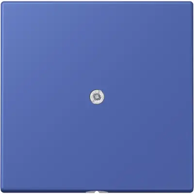JUNG centraalplaat voor snoerinvoer met trekontlasting Les Couleurs bleu outremer 31 206 (LC 990 A 206)