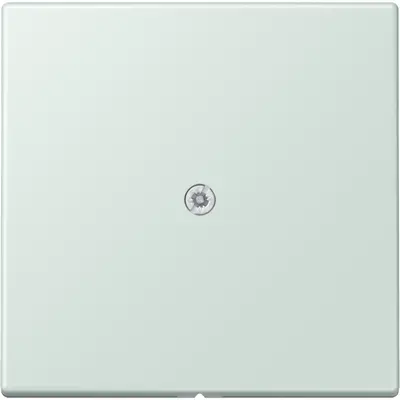 JUNG centraalplaat voor snoerinvoer met trekontlasting Les Couleurs ceruleen pale 215 (LC 990 A 215)