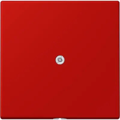 JUNG centraalplaat voor snoerinvoer met trekontlasting Les Couleurs rouge vermillon 31 227 (LC 990 A 227)