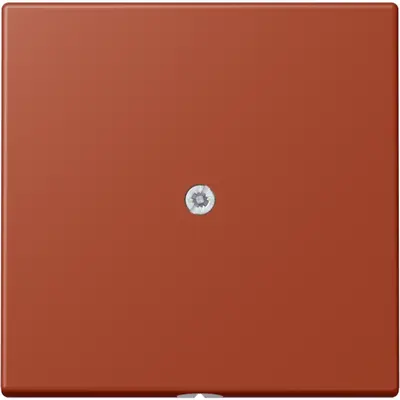 JUNG centraalplaat voor snoerinvoer met trekontlasting Les Couleurs l'ocre rouge 232 (LC 990 A 232)