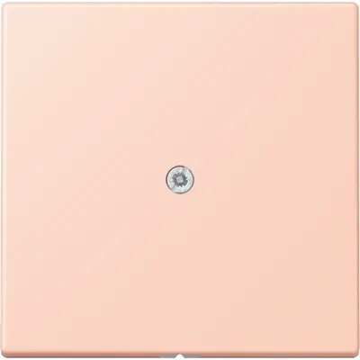 JUNG centraalplaat voor snoerinvoer met trekontlasting Les Couleurs l'ocre rouge clair 234 (LC 990 A 234)