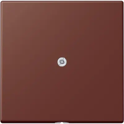 JUNG centraalplaat voor snoerinvoer met trekontlasting Les Couleurs terre sienne brulee 31 235 (LC 990 A 235)