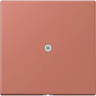 JUNG centraalplaat voor snoerinvoer met trekontlasting Les Couleurs terre sienne brique 236 (LC 990 A 236)