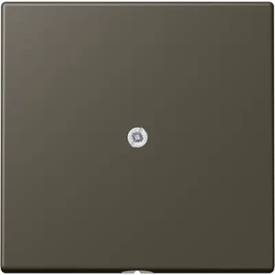 JUNG centraalplaat voor snoerinvoer met trekontlasting Les Couleurs ombre naturelle 31 241 (LC 990 A 241)