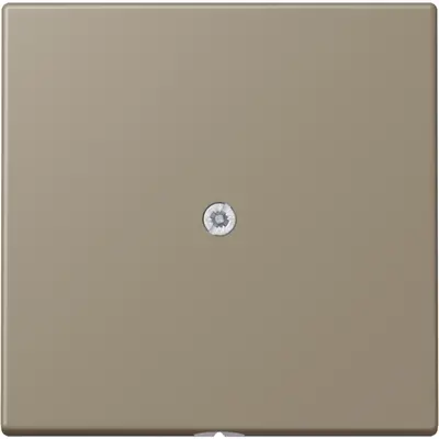 JUNG centraalplaat voor snoerinvoer met trekontlasting Les Couleurs ombre naturelle moyenne 242 (LC 990 A 242)
