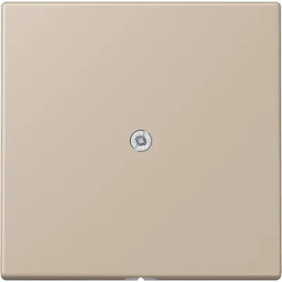 JUNG centraalplaat voor snoerinvoer met trekontlasting Les Couleurs ombre naturelle claire 243 (LC 990 A 243)