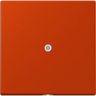 JUNG centraalplaat voor snoerinvoer met trekontlasting Les Couleurs rouge vermillon 59 244 (LC 990 A 244)