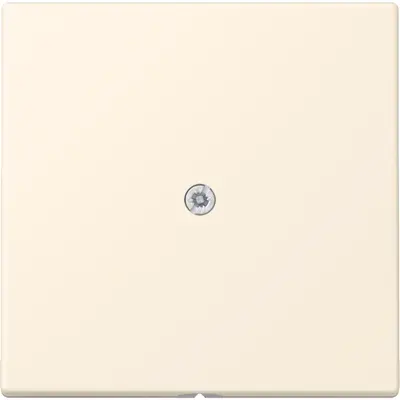 JUNG centraalplaat voor snoerinvoer met trekontlasting Les Couleurs blanc ivoire 245 (LC 990 A 245)