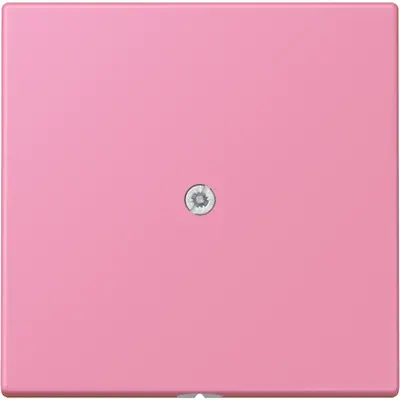 JUNG centraalplaat voor snoerinvoer met trekontlasting Les Couleurs rose vif 246 (LC 990 A 246)