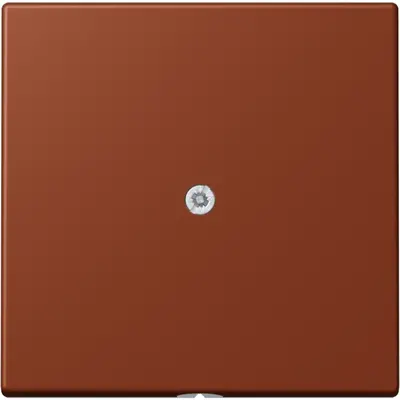 JUNG centraalplaat voor snoerinvoer met trekontlasting Les Couleurs terre sienne brulee 59 247 (LC 990 A 247)
