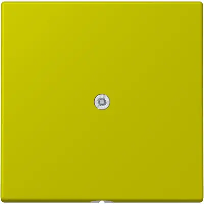 JUNG centraalplaat voor snoerinvoer met trekontlasting Les Couleurs vert olive vif 249 (LC 990 A 249)