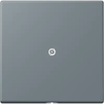 JUNG centraalplaat voor snoerinvoer met trekontlasting Les Couleurs gris 59 251 (LC 990 A 251)
