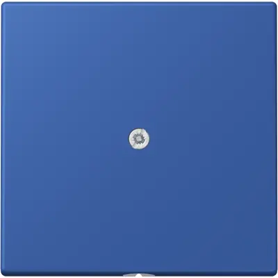 JUNG centraalplaat voor snoerinvoer met trekontlasting Les Couleurs bleu outremer 59 253 (LC 990 A 253)