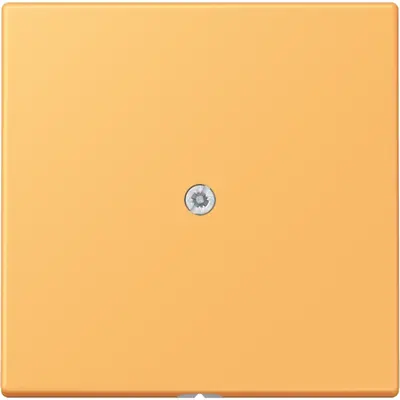 JUNG centraalplaat voor snoerinvoer met trekontlasting Les Couleurs ocre jaune clair 254 (LC 990 A 254)