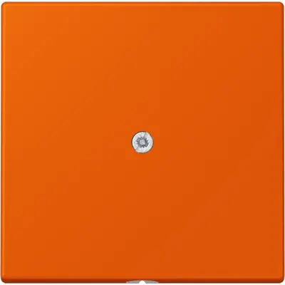 JUNG centraalplaat voor snoerinvoer met trekontlasting Les Couleurs orange vif 260 (LC 990 A 260)