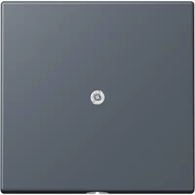 JUNG centraalplaat voor snoerinvoer met trekontlasting Les Couleurs gris fonce 59 262 (LC 990 A 262)