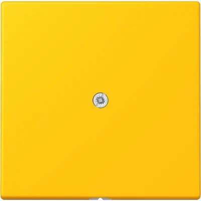 JUNG centraalplaat voor snoerinvoer met trekontlasting Les Couleurs le jaune vif 263 (LC 990 A 263)
