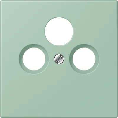 JUNG centraalplaat coax/sat Les Couleurs vert anglais clair 217 (LC 990 SAT 217)