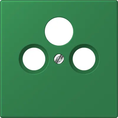 JUNG centraalplaat coax/sat Les Couleurs vert fonce 219 (LC 990 SAT 219)