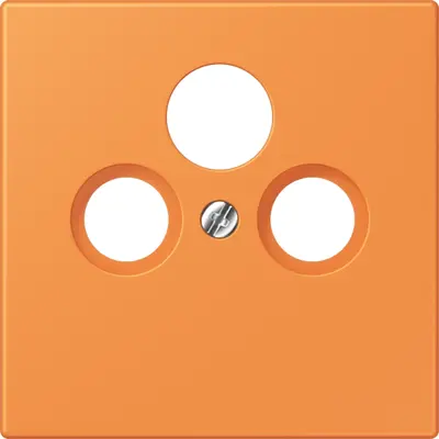 JUNG centraalplaat coax/sat Les Couleurs orange clair 225 (LC 990 SAT 225)