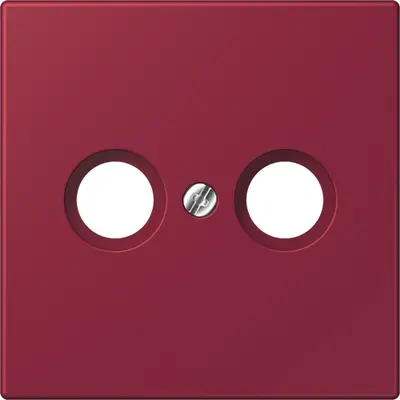 JUNG centraalplaat antenne-coax Les Couleurs le rubis 255 (LC 990 TV 255)