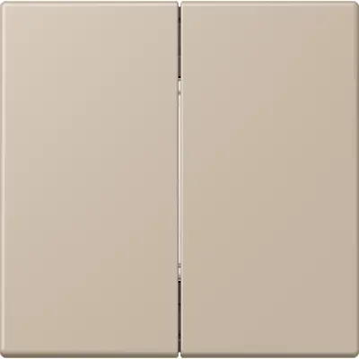 JUNG bluetooth radiografische wandzender 4-kanaals low energy Les Couleurs ombre naturelle claire 243 (BLE LC 995 243)