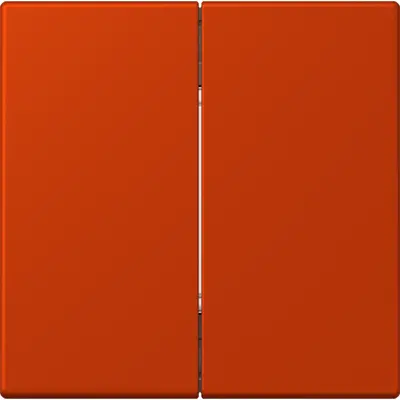 JUNG bluetooth radiografische wandzender 4-kanaals low energy Les Couleurs rouge vermillon 59 244 (BLE LC 995 244)