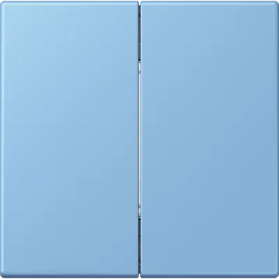 JUNG bluetooth radiografische wandzender 4-kanaals low energy Les Couleurs bleu ceruleen 59 256 (BLE LC 995 256)