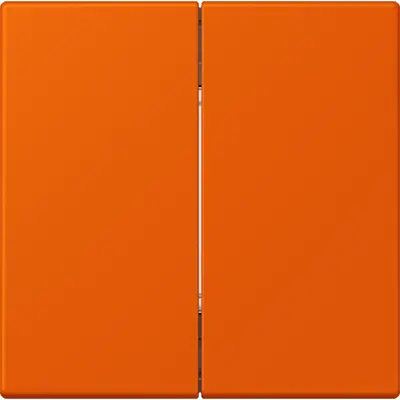 JUNG bluetooth radiografische wandzender 4-kanaals low energy Les Couleurs orange vif 260 (BLE LC 995 260)