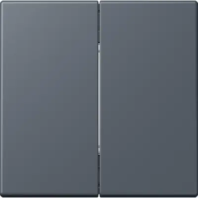 JUNG bluetooth radiografische wandzender 4-kanaals low energy Les Couleurs gris fonce 59 262 (BLE LC 995 262)