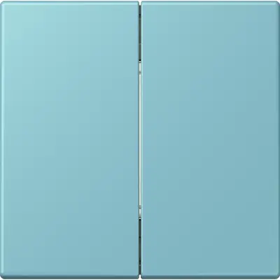 JUNG bluetooth radiografische wandzender 4-kanaals low energy Les Couleurs ceruleen moyen 213 (BLE LC 995 213)
