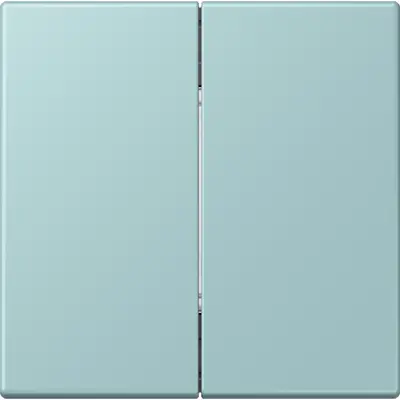 JUNG bluetooth radiografische wandzender 4-kanaals low energy Les Couleurs ceruleen clair 214 (BLE LC 995 214)