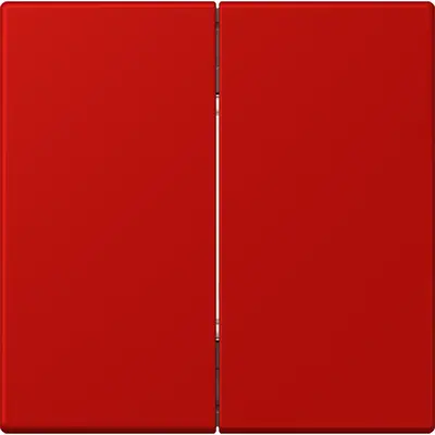 JUNG bluetooth radiografische wandzender 4-kanaals low energy Les Couleurs rouge vermillon 31 227 (BLE LC 995 227)