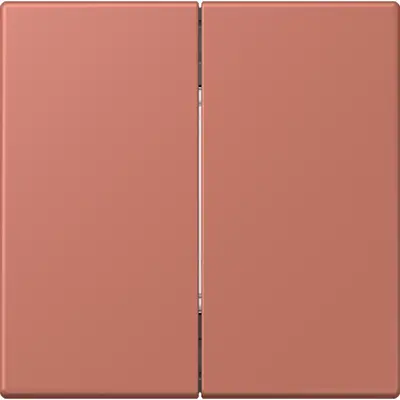 JUNG bluetooth radiografische wandzender 4-kanaals low energy Les Couleurs terre sienne brique 236 (BLE LC 995 236)