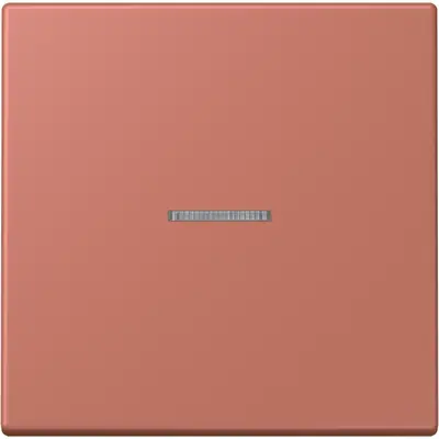 JUNG HOME bedieningsknop 1-voudig Les Couleurs terre sienne brique 236 (BT LC 17101 236)