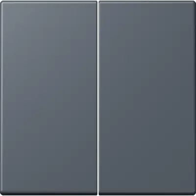 JUNG dimmerknop 2-voudig serietastdimmer Les Couleurs gris fonce 59 262 (LC 1702 262)