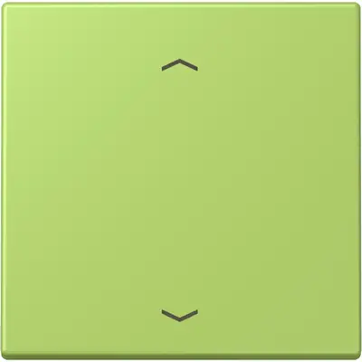 JUNG dimmerknop 1-voudig tastdimmer met pijlsymbolen Les Couleurs vert clair 221 (LC 1700 P 221)