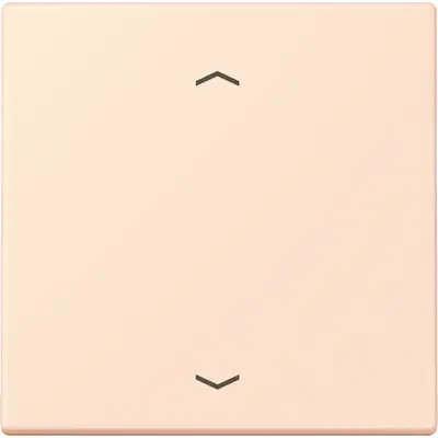JUNG dimmerknop 1-voudig tastdimmer met pijlsymbolen Les Couleurs orange pale 226 (LC 1700 P 226)