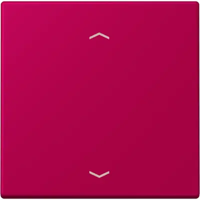 JUNG dimmerknop 1-voudig tastdimmer met pijlsymbolen Les Couleurs rouge rubia 230 (LC 1700 P 230)