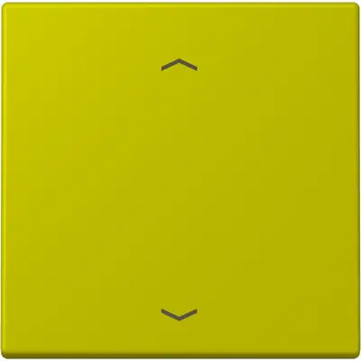 JUNG dimmerknop 1-voudig tastdimmer met pijlsymbolen Les Couleurs vert olive vif 249 (LC 1700 P 249)