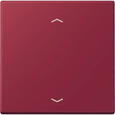 JUNG dimmerknop 1-voudig tastdimmer met pijlsymbolen Les Couleurs le rubis 255 (LC 1700 P 255)