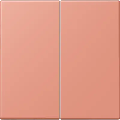 JUNG dimmerknop 2-voudig serietastdimmer Les Couleurs l'ocre rouge moyen 233 (LC 1702 233)