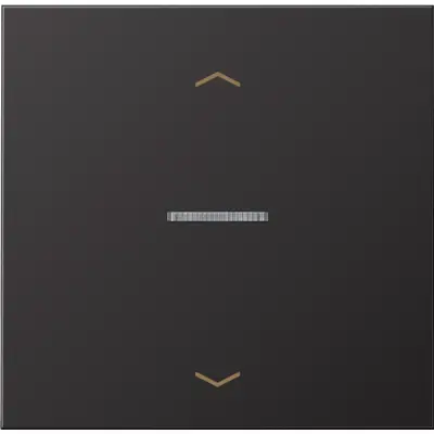 JUNG HOME bedieningsknop 1-voudig met pijlsymbolen LS990 dark gelakt aluminium (BT AL 17101 P D)