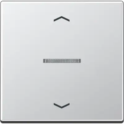 JUNG HOME dimmerknop 1-voudig met pijlsymbolen A-range aluminium (BT A 17101 P AL)