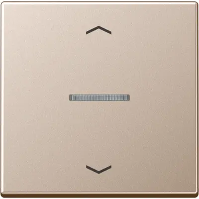 JUNG HOME bedieningsknop 1-voudig met pijlsymbolen A-range champagne (BT A 17101 P CH)