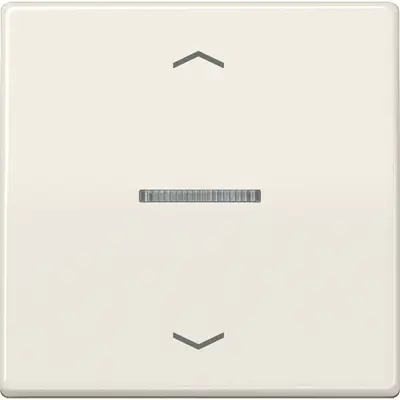 JUNG HOME bedieningsknop 1-voudig met pijlsymbolen AS500 creme (BT AS 17101 P)
