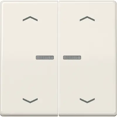 JUNG HOME dimmerknop 2-voudig met pijlsymbolen AS500 creme (BT AS 17102 P)