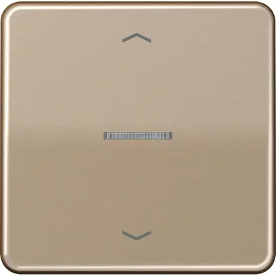 JUNG HOME bedieningsknop 1-voudig met pijlsymbolen CD500 goud brons (BT CD 17101 P GB)