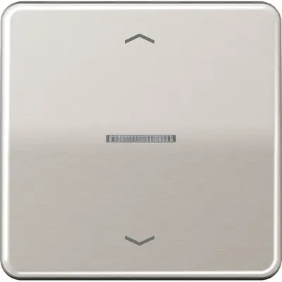 JUNG HOME bedieningsknop 1-voudig met pijlsymbolen CD500 platina (BT CD 17101 P PT)